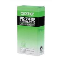 Brother Fax Ribbon Yield 576 Pages Black Pack of 4 PC74RF