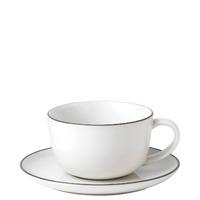Bread Street White Breakfast Cup and Saucer - Gordon Ramsay