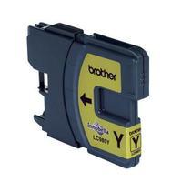 Brother LC980Y Yellow Yield 260 Pages Inkjet Cartridge LC980Y