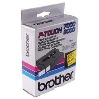 Brother P-Touch TX Tape 24mm Black Yellow TX651