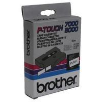 Brother P-Touch TX Tape 12mm Black White TX231