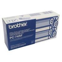 Brother Thermal Transfer Ink Ribbon Pack of 4 PC74RF