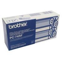 brother thermal transfer ink ribbon pack of 4 pc74rf