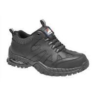 briggs proforce air bubble black leather safety trainer size 8 4041 8