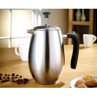 brushed steel thermal cafetire 4 cup free milk frother