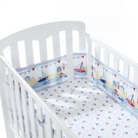 breathablebaby 4 sided cot wrap seaside design