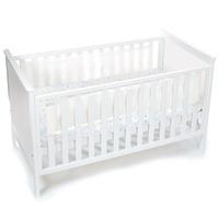 breathablebaby 2 sided mesh cot liner white mist