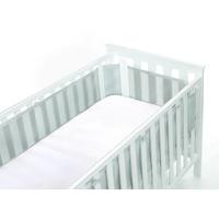BreathableBaby 4 Sided Mesh Cot Liner - Grey Mist
