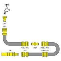 Brass Hose repair piece 19 mm (3/4\