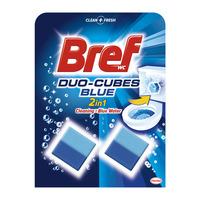 bref 2in1 duo cubes blue fresh cleaning 100g