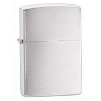 brushed chrome armor zippo lighter