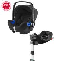 Britax Baby-Safe i-Size Group 0 Plus Car Seat I-size Bundle With Flex Base in Cosmos Black