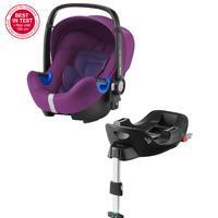Britax Baby-Safe i-Size Group 0 Plus Car Seat I-size Bundle With Flex Base in Mineral Purple