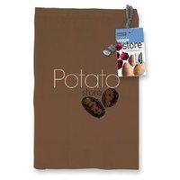 Brown Potato Cotton Storage Bag