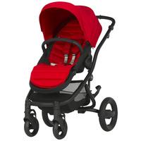 britax affinity pushchair with flame red colour pack