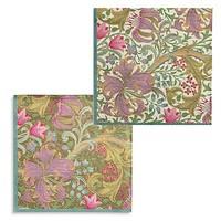 Bronze & Ivory Golden Lily Luncheon Napkins