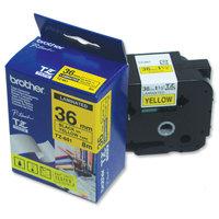 Brother TZe 661 Black on Yellow Laminated tape