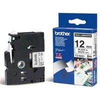 Brother P-Touch TZN Tape 12mm Black/White