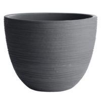 Brook Round Grey Pot (H)29.5cm (Dia)40cm
