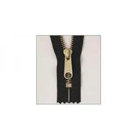 Brass Zipper Ykk Black