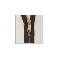 Brass Zipper Ykk Brown