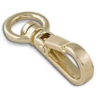 Brass Plated Ribbon Spring Snap