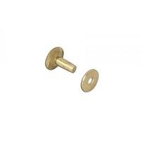 Brass Rivets And Burrs 1/2 #9 50 Per Pack 11280-20 By Tandy Leather