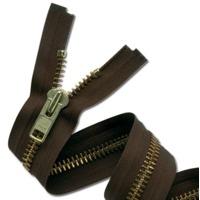 Brown Brass Chap Ykk Zipper