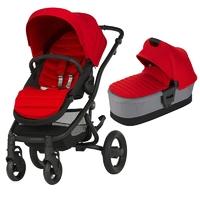 britax affinity 2 pram blackflame red