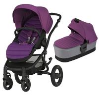 britax affinity 2 pram blackmineral lilac