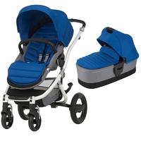 britax affinity 2 pram whiteocean blue