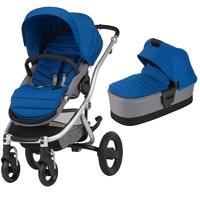 britax affinity 2 pram silverocean blue