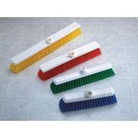 brushes colour coded flat sweeping brooms 45cm