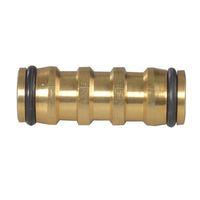 Brass Two Way Hose Coupling 12.5mm (1/2in)