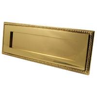 Brass Georgian Letter Box 280x90mm