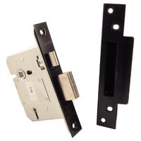 British Standard Black 5lvr Mortice Lock