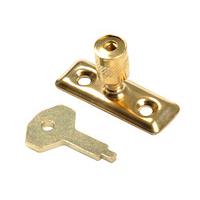 Brass Plated Locking Window Stay Pin 116