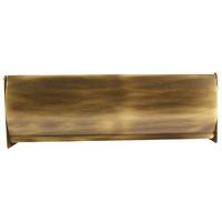 Brass Antiqued Finish Interior Door Tidy 356x105mm