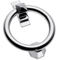 Bright Chrome Ring Knocker 105mm