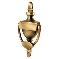Brass Antiqued Finish Victorian Urn Knocker 191x89mm