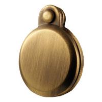 Brass Antiqued Finish Heavy Covered Keyhole Cover 32mm