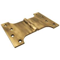 brass antiqued finish parliament projection hinge 102x102x152mm in pai ...