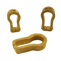 Brass Thread Escutcheon 21x11mm