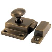 Brass Antiqued Finish Cabinet Catch 57x41mm