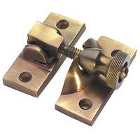 Brass Antiqued Finish Brighton Fastener 57x25mm