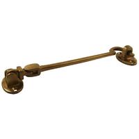 brass antiqued finish silent hook and eye 102 203mm