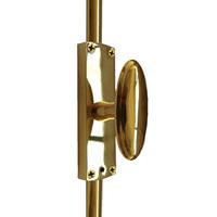 brass espagnolette door bolt