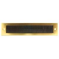 Brush Letterbox Draught Excluder Gold