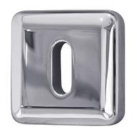 Bright Chrome Square Escutcheon 50mm