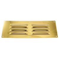 Brassed Louvre Slotted Vent 229x...